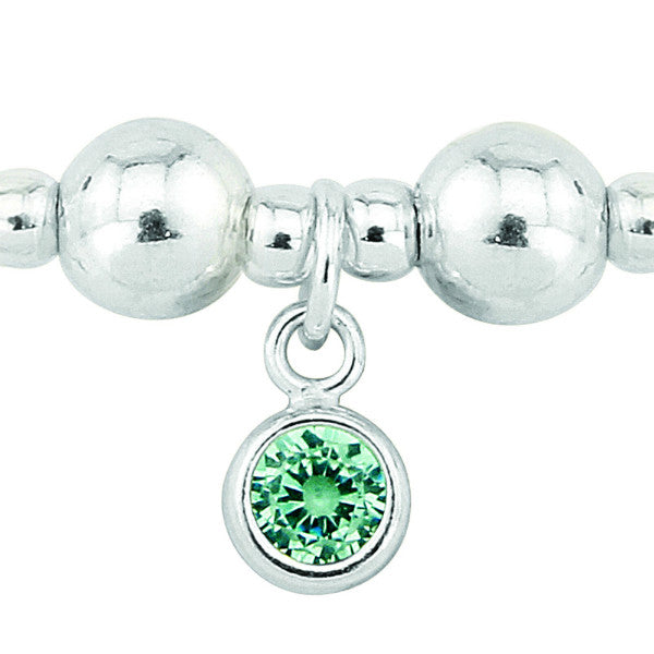 trink silver Birthstone Bracelet - December (Turquoise)