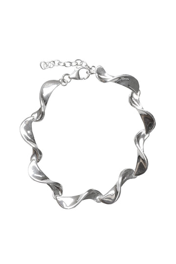 Silver Waves Bracelet