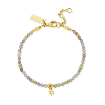 chlobo gold plated star ruler bracelet