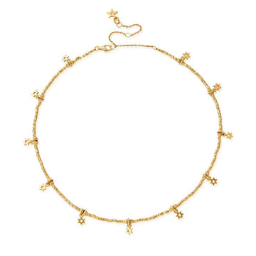 chlobo gold plated sky of stars necklace