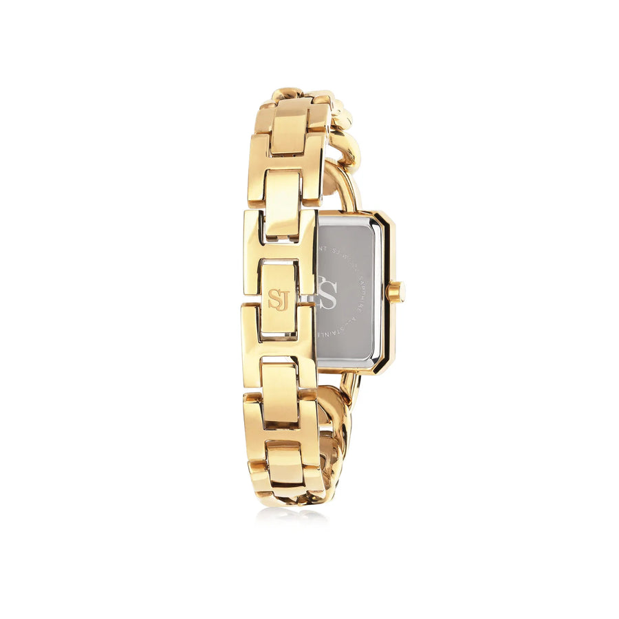 sif jakobs WATCH GISELLA - GOLD PLATED STAINLESS STEEL WITH WHITE MOTHER OF PEARL DIAL