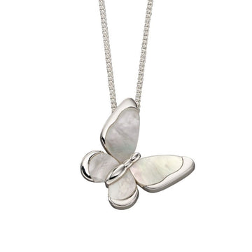 Mother Of Pearl Butterfly Pendant