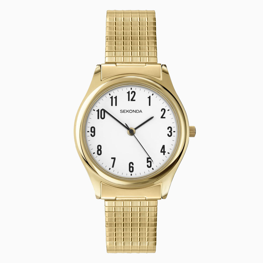 sekonda mens watch with White Dial