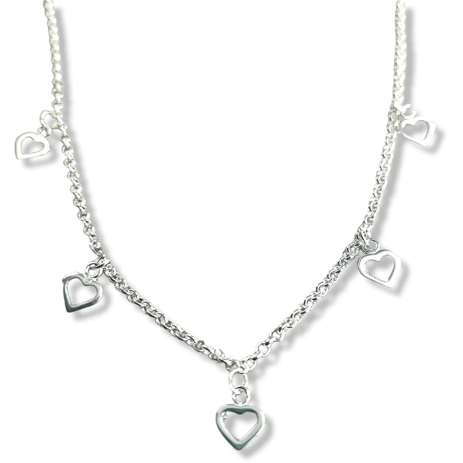 dollie Annabelle Multi-Heart Necklace