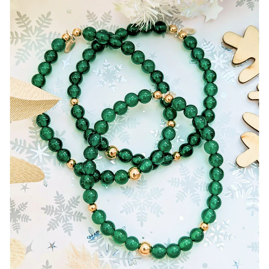 dollie Winter Green Bracelet