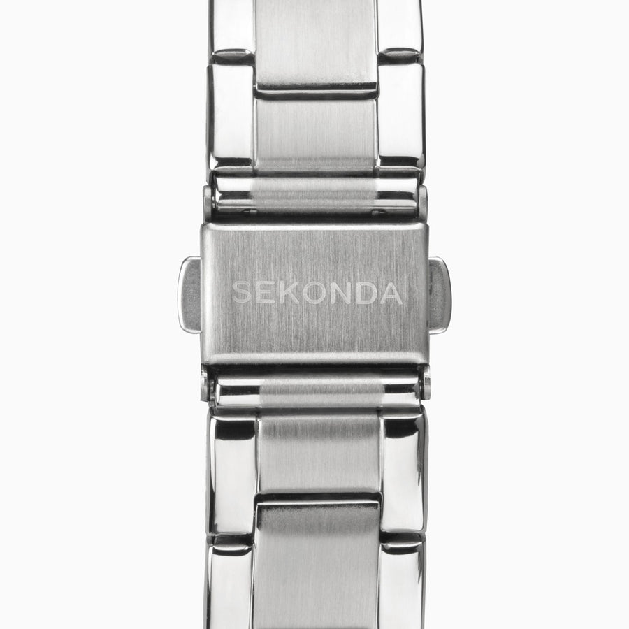 Sekonda Ladies Classic Watch | Silver Case & Stainless Steel Bracelet with Turquoise Dial