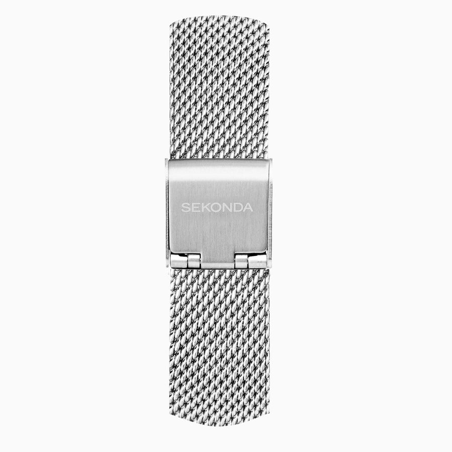 Sekonda Nordic Ladies Watch | Silver Case & Stainless Steel Mesh Bracelet with Silver Dial