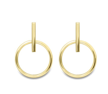 9ct. Yellow gold stud earrings