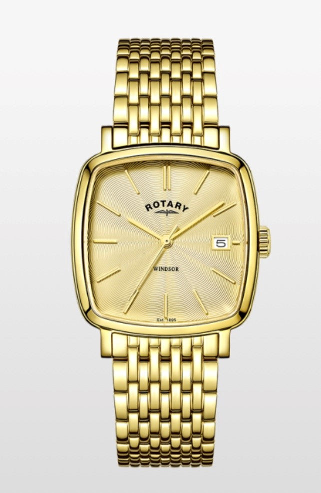 rotary windsor gents watch