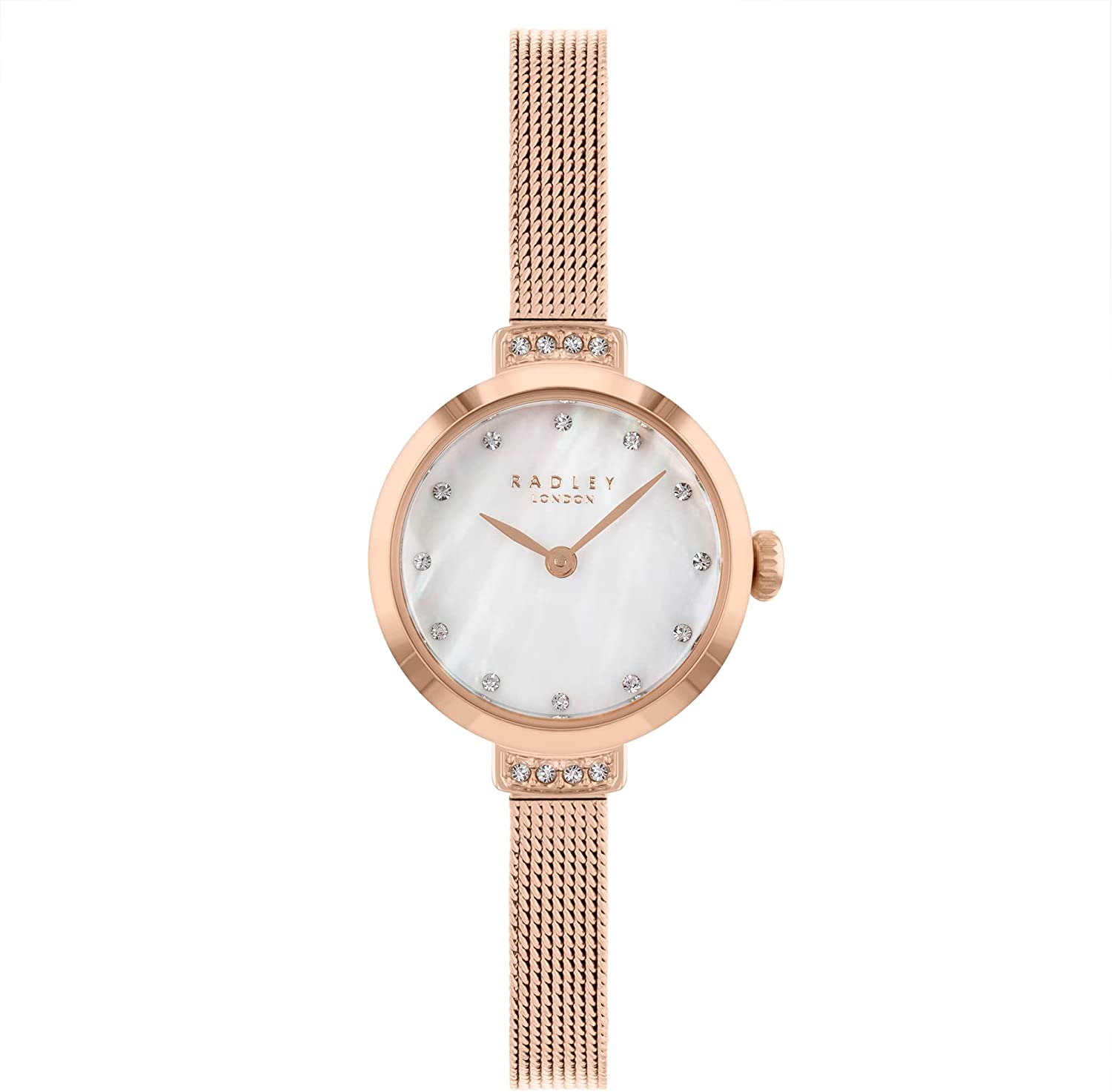 RADLEY - Rose Gold Milanese Bracelet Ladies 24mm Watch