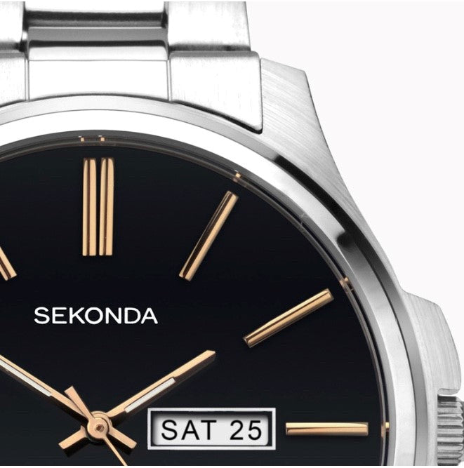 Sekonda Men's Watch Bracelet with Black Dial