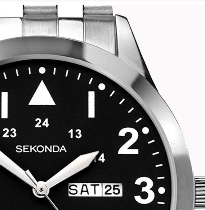 Sekonda Men's Watch with Black Dial
