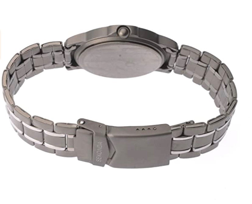 Sekonda mens Titanium Analogue Bracelet Watch